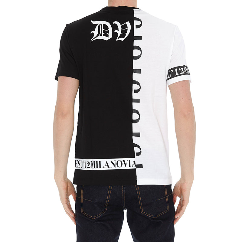 sz S NEW $650 VERSACE Mens Black BAROQUE MEDUSA Emblem GRAPHIC TSHIRT TEE SHIRT