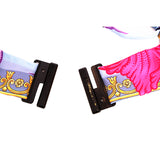 Versace Womens Acid Bouquet Printed Molded Bikini Top
