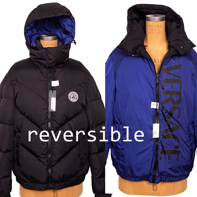 Versace Kith Collaboration Men's Puffer Reversible Jacket