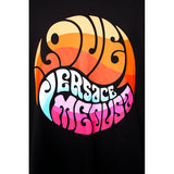 sz XL NEW $525 VERSACE Men's Black MUSIC GROOVY LOGO WINGS Crew Neck T-SHIRT TEE