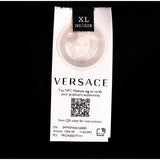 sz XL NEW $525 VERSACE Men's Black MUSIC GROOVY LOGO WINGS Crew Neck T-SHIRT TEE