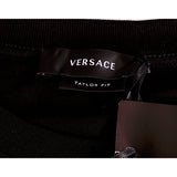 sz XL NEW $525 VERSACE Men's Black MUSIC GROOVY LOGO WINGS Crew Neck T-SHIRT TEE
