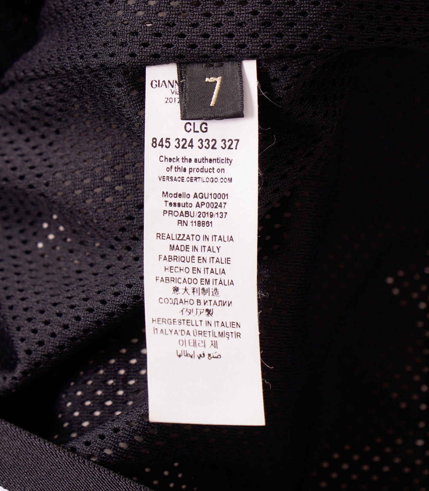 2XL NEW $1150 VERSACE Men's Active Performance Pro Black HOLOGRAHIC Track JACKET