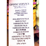 40 NEW $4,595 VERSACE Runway Black PINK ORCHID LOGO PRINT Shirt Pleated DRESS