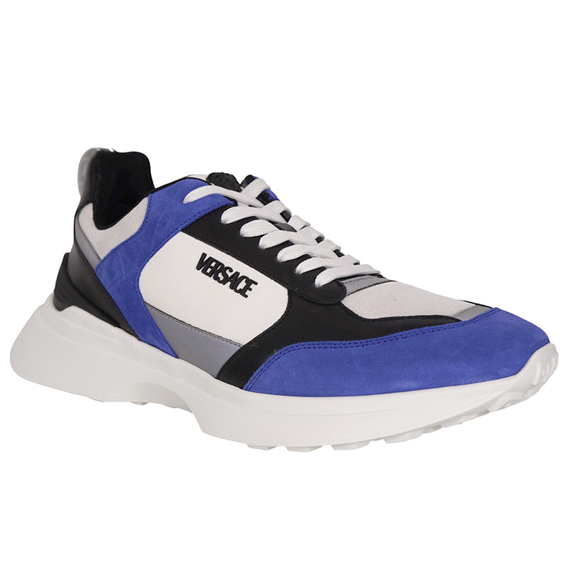 46.5 NEW $850 VERSACE Men's Color Block MEDUSA LOGO Low Top SNEAKERS 13.5 NIB