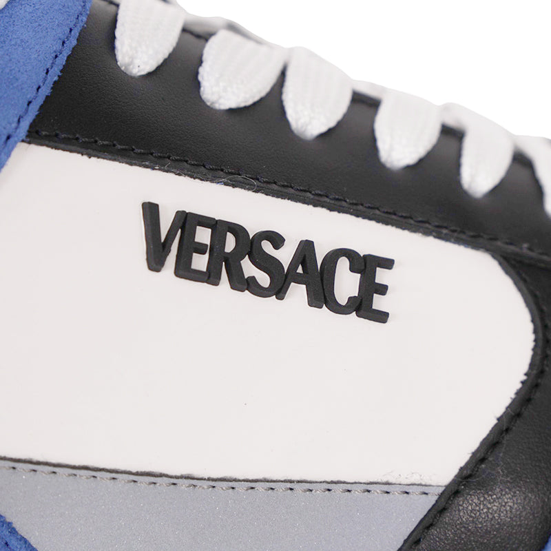 46.5 NEW $850 VERSACE Men's Color Block MEDUSA LOGO Low Top SNEAKERS 13.5 NIB