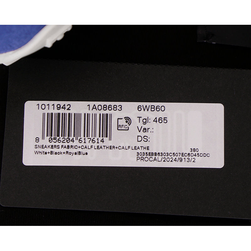 46.5 NEW $850 VERSACE Men's Color Block MEDUSA LOGO Low Top SNEAKERS 13.5 NIB