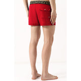 3/4/5/6/7/8 NEW $375 VERSACE Men's Red BAROCCO FLORAL PRINT MESH LINING SWIM SHORTS