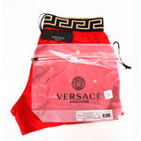 3/4/7/8 NEW $375 VERSACE Men's Red BAROCCO FLORAL PRINT MESH LINING SWIM SHORTS