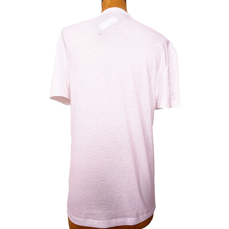 sz XS/3XL NEW $900 VERSACE Men's White MEDUSA CRYSTAL BAROQUE LOGO Crew Neck T-SHIRT