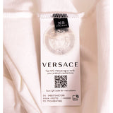 sz XS/3XL NEW $900 VERSACE Men's White MEDUSA CRYSTAL BAROQUE LOGO Crew Neck T-SHIRT