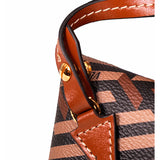 NEW $925 VERSACE Caramel LA GRECA Signature Small Open Top TOTE BAG w/ POUCH