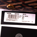 NEW $925 VERSACE Caramel LA GRECA Signature Small Open Top TOTE BAG w/ POUCH