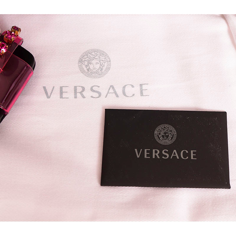 37 NEW $1,650 VERSACE RUNWAY Pink Jelly Gold MEDUSA Logo CAGE High Heel SANDALS