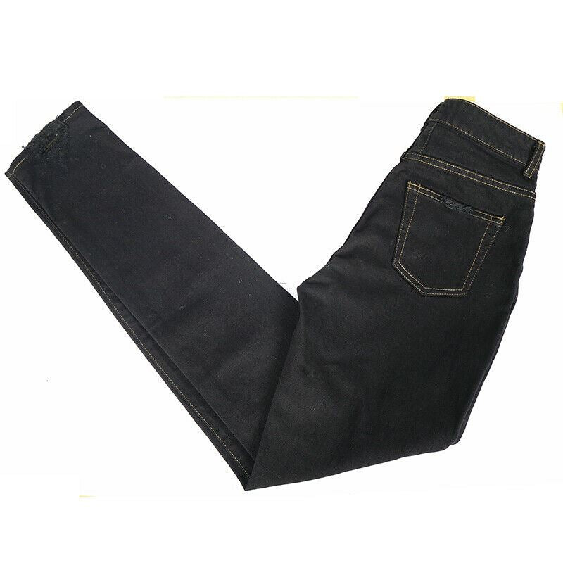 28 NEW $890 SAINT LAURENT Trash Overdye JAPAN DENIM Distressed Skinny JEANS