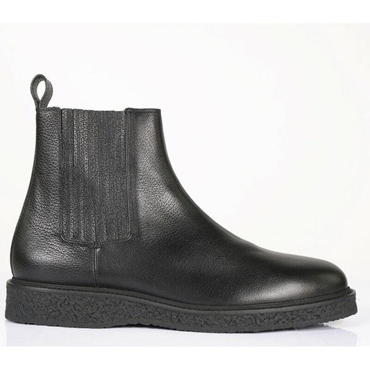 sz 43.5 & 45 NEW $1125 SAINT LAURENT Mens Pebble Leather HUGO 25 CHELSEA BOOTS