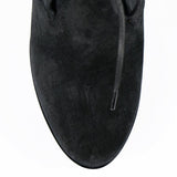 38.5 NEW $895 BURBERRY PRORSUM Black Suede English Icons Tanfield 110 ANKLE BOOTS