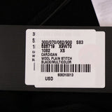 sz XS NEW $1800 GUCCI Black CASHMERE Wool ROSE BROOCH PIN Knit Sweater CARDIGAN