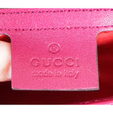 NEW $2290 GUCCI Pink GG MARMONT 2.0 Matelassé EMBROIDERED VELVET Shoulder BAG