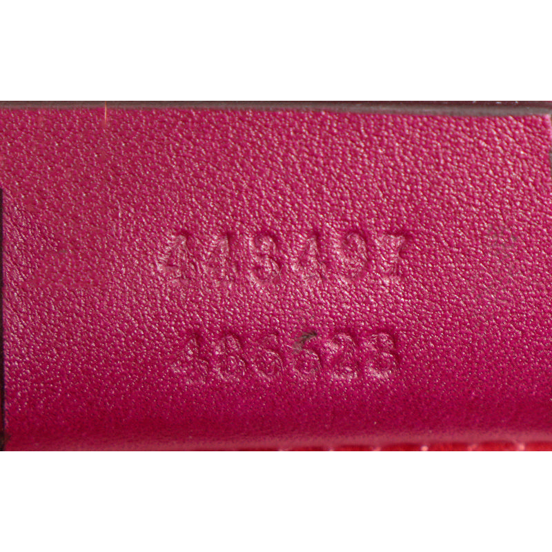 NEW $2290 GUCCI Pink GG MARMONT 2.0 Matelassé EMBROIDERED VELVET Shoulder BAG