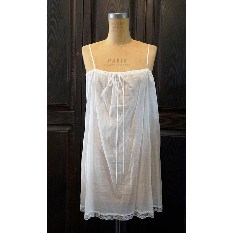 sz 40 NEW $3,300 GUCCI Ivory GG & FLOWER EMBROIDERED Short Summer DRESS & SLIP