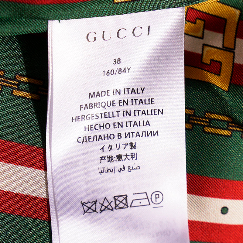 38 NEW $2,700 GUCCI Runway Black Cady BLAZER JACKET - Archival GG LOGO LINING