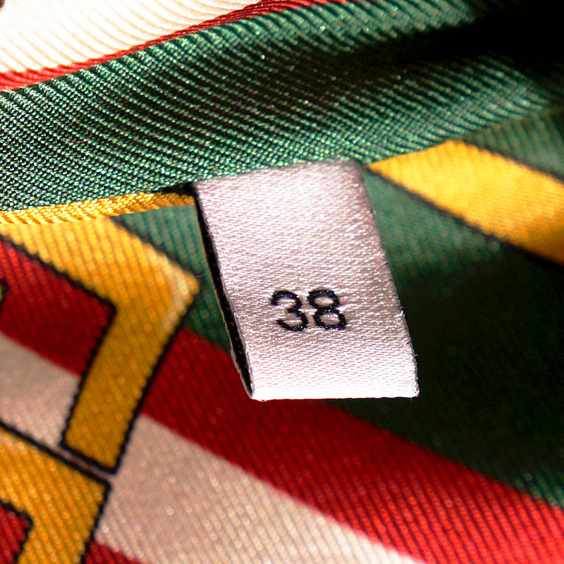 38 NEW $2,700 GUCCI Runway Black Cady BLAZER JACKET - Archival GG LOGO LINING