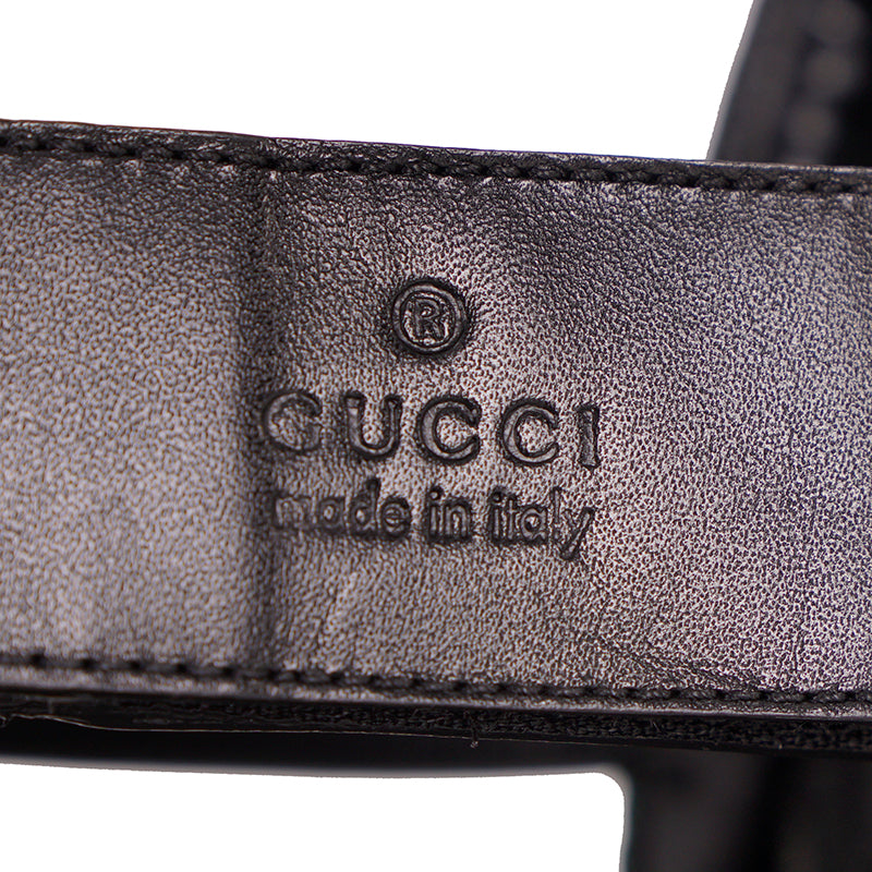 9G 9.5 US NEW $845 GUCCI Men's GREEN RED WEB LOGO Leather Trim Rubber SANDALS