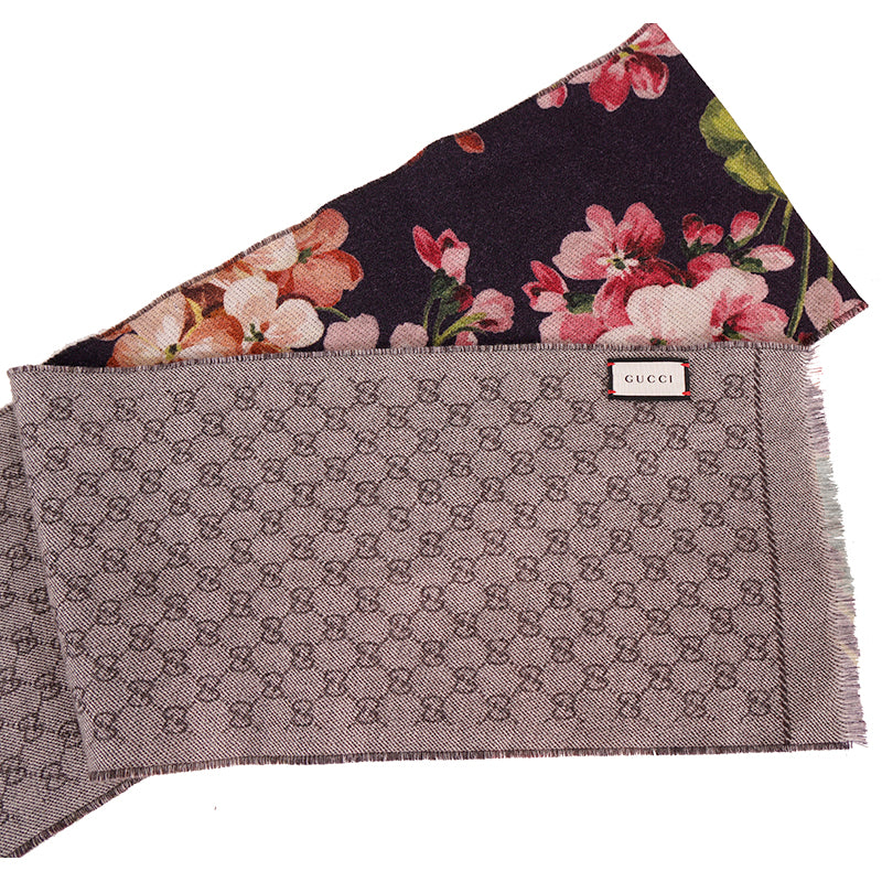 Gucci Monogram Blooms shawl Multiple colors Wool ref.506798 - Joli