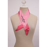 NEW $210 GUCCI Bubble Gum Pink "Gucci Orgasmique" Whimsy NECK BOW SKINNY SCARF