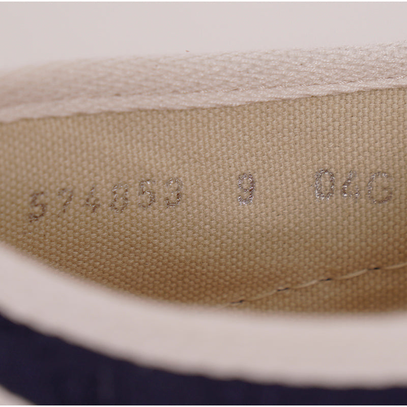 9G US 9.5 NEW $630 GUCCI Men's GG LOGO Blue Espadrille Lace-Up HYBRID SNEAKERS