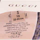 sz S NEW $195 GUCCI Men’s Wool Grey Blue Pattern INTERLOCKING LOGO GG Tall SOCKS