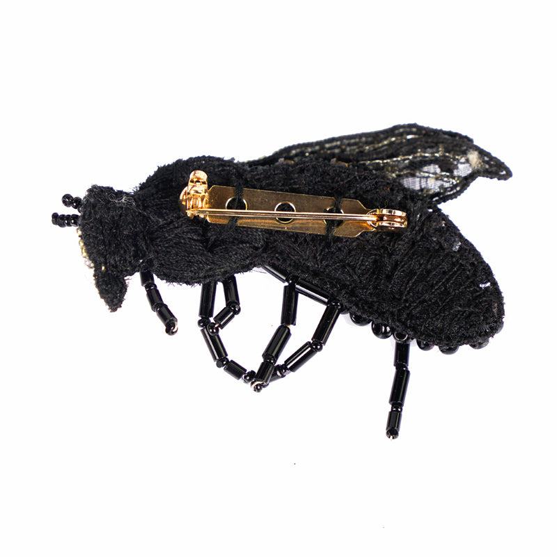 sz L NEW $1050 GUCCI Dk Red Wool GOLD BEE BROOCH Long OVERSIZE Knit Long SWEATER