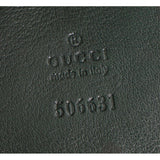 NEW $345 GUCCI Green Leather GUCCISSIMA GG Embossed Bag Fob TRAVEL LUGGAGE TAG