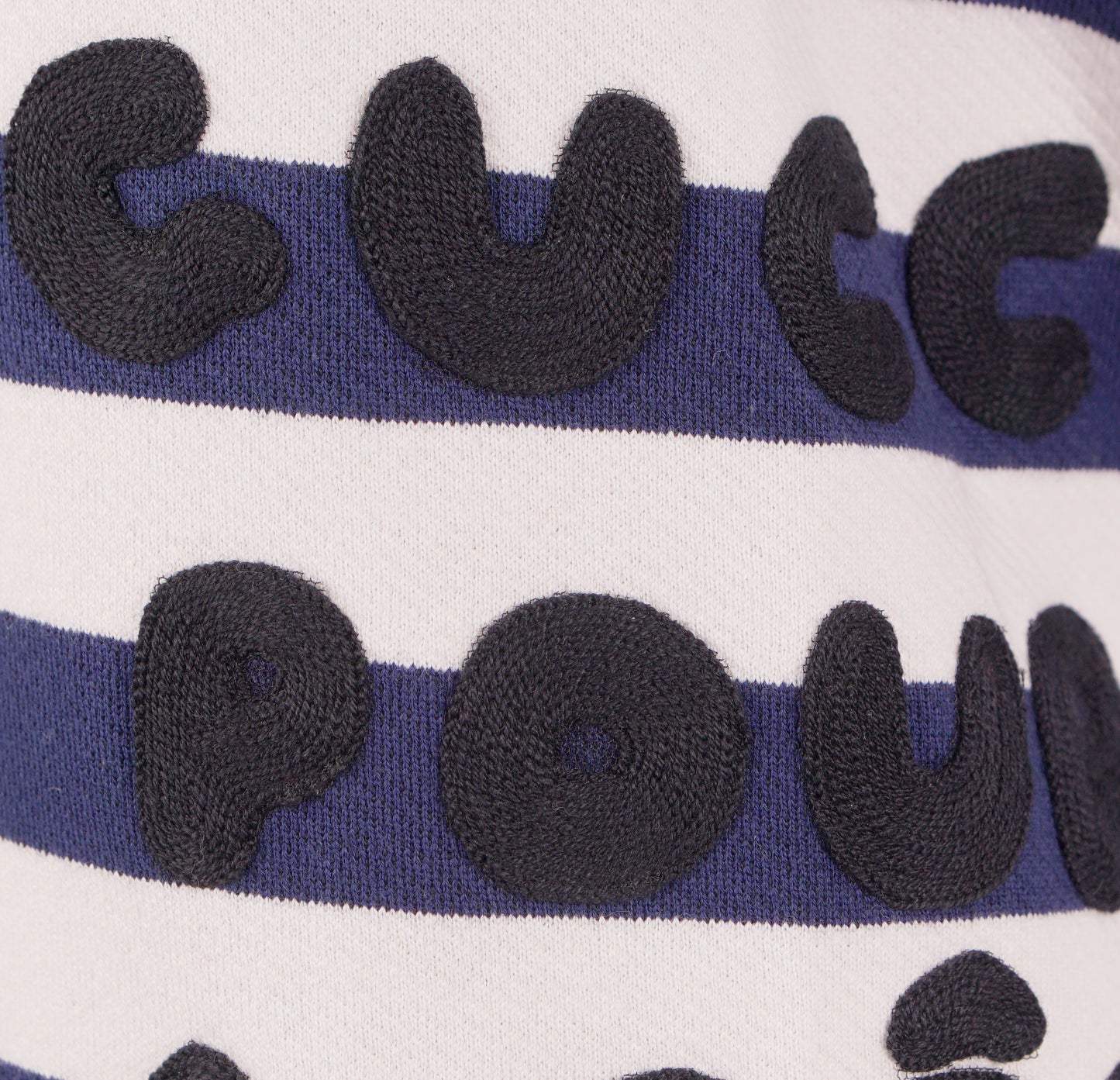 XS NEW $1500 GUCCI Blue White Striped POUR LA COTE D'AZUE Cotton SWEATSHIRT TOP