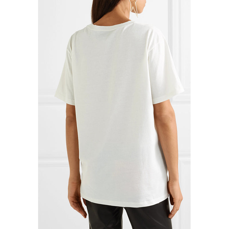XXS NEW AUTHENTC GUCCI White DUELING TIGERS 80's GG LOGO Relax TEE T-SHIRT TOP