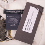 NEW $525 ALEXANDER MCQUEEN Ivory Silk RENAISSANCE CHARM Skeleton FAIRY SCARF