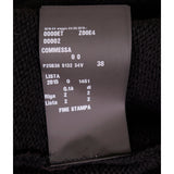 38 NEW $1190 PRADA Runway Black Long CHUNKY KNIT 100% Wool Sweater CARDIGAN XS