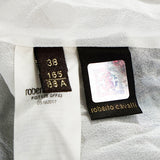 38 NEW $3900 ROBERTO CAVALLI RUNWAY White MYSTIC GARDEN Tarot FLORAL Dress GOWN