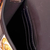 NEW $625 VERSACE Black BONDAGE STRAP Baroque MEDUSA LOGO Phone Travel Pouch BAG