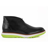 42, 43 & 44 NEW $750 VERSACE Men's Black Leather HYBRID SNEAKER Lace-Up ANKLE BOOTS