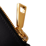 NEW $1095 VERSACE Black TRIBUTE Leather GOLD MEDUSA LOGO Wristlet CLUTCH BAG NIB