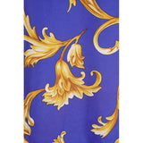 48 (US M) NEW $1100 VERSACE Men's Blue Barocco Baroque Hooded WINDBREAKER JACKET