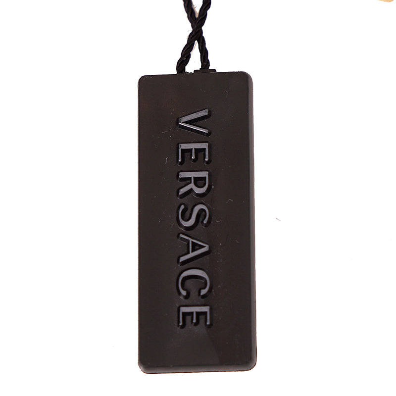 NEW $650 VERSACE RUNWAY Black Leather WESTERN HORSESHOE Wrap BRACELET or CHOKER