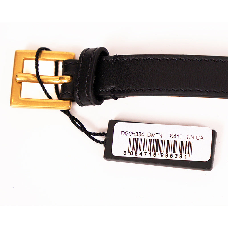 NEW $650 VERSACE RUNWAY Black Leather WESTERN HORSESHOE Wrap BRACELET or CHOKER