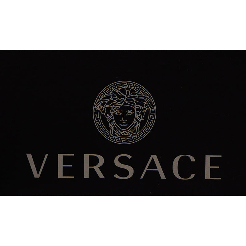 sz 37 NEW $975 VERSACE RUNWAY Green JUNGLE PRINT Medusa Logo SLIDE SANDALS NIB