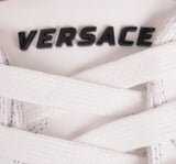 43.5 10.5 NEW $995 VERSACE Mens RUNWAY White Leather Mesh SQUALO Chunky SNEAKERS