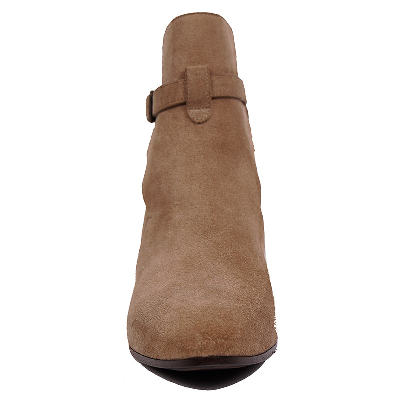 38 NEW $895 SAINT LAURENT Rustic Brown Suede Leather West Jodhpur 40 Ankle BOOTS