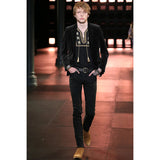50 NEW $2350 SAINT LAURENT Men's Black Cotton Two-Button Velvet VELVETEEN JACKET