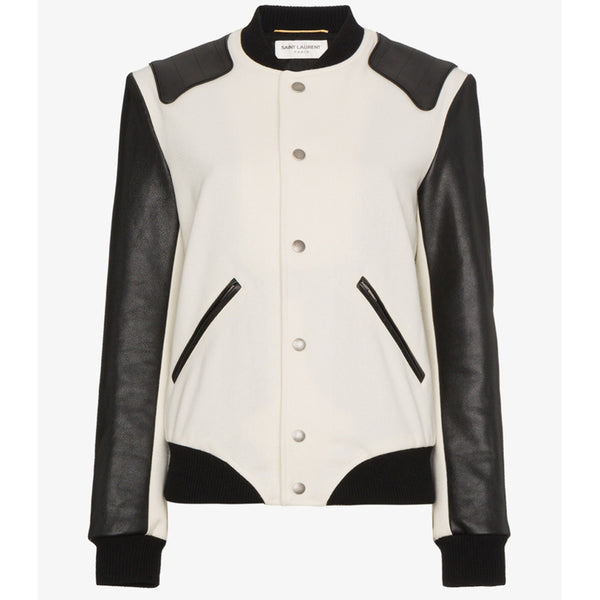 【SALE／10%OFF SAINT $3,870 NEW 36 SZ LAURENT SLEEVE LEATHER HEAVEN Woman's ジャケット・アウター